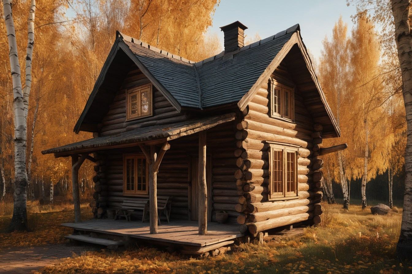 Баня-дом 8×6 с банной зоной